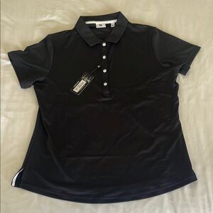 FootJoy Woman’s Black Polo Button Down Shirt
